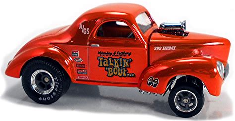 Powering this 'sassy green' willys is a mopar 360ci v8 punched out to a 371ci stroker fitt. '41 Willys Gasser (a) | Hot Wheels Newsletter