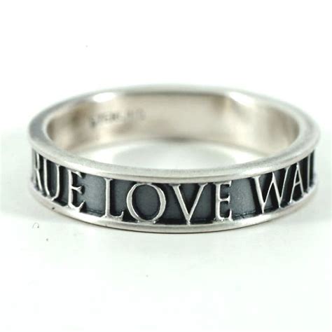 Reserved Sterling Silver Purity Ring Band True Love Waits Etsy