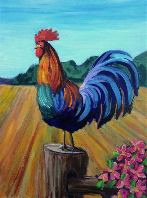 Check spelling or type a new query. Easy Rooster Paintings - Web Lanse