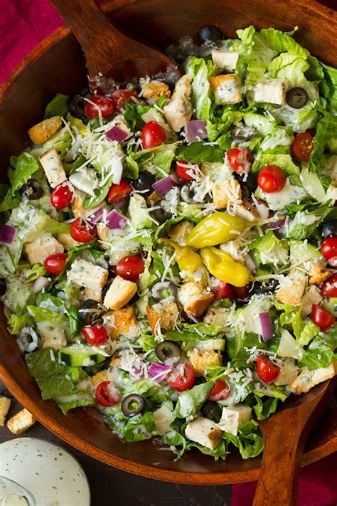 You'll pound down (or butterfly) the chicken until it's thin and even. Grilled Chicken Chopped Salad with Italian Dressing ...