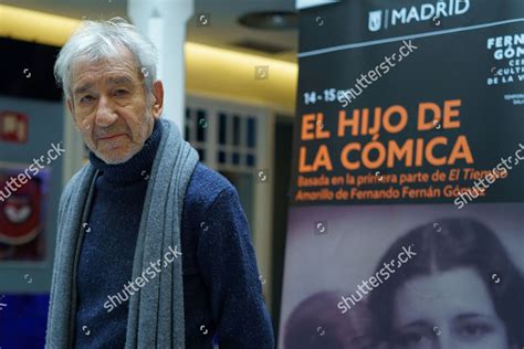 Spanish Actor Jose Sacristan Presents El Editorial Stock Photo Stock