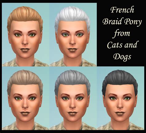 Sims 4 Cats And Dogs Hair Recolor Bdaequity