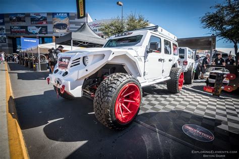 All The Jeeps At Sema 2018 Exploring Elements Offroad Jeep Jeep