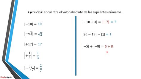 Valor Absoluto de Números Reales YouTube