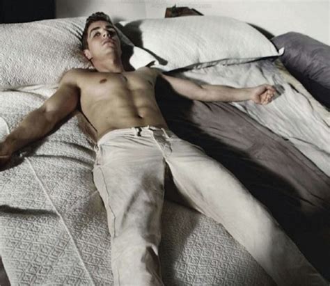 Dave Franco Shirtless On His Bed