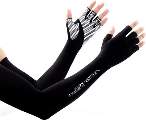 Memoriesofu Uv Protection Cooling Arm Sleeves Hybrid Arm Sleeves Hand