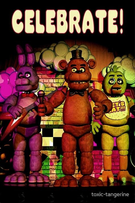 Fnaf 1 Office Poster Posters By Toxic Tangerine Redbubble