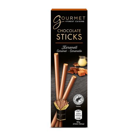 Gourmet Chocolate Sticks Karamell Hofer