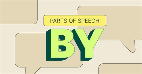 What Part Of Speech Is By Definition And Examples Grammarly