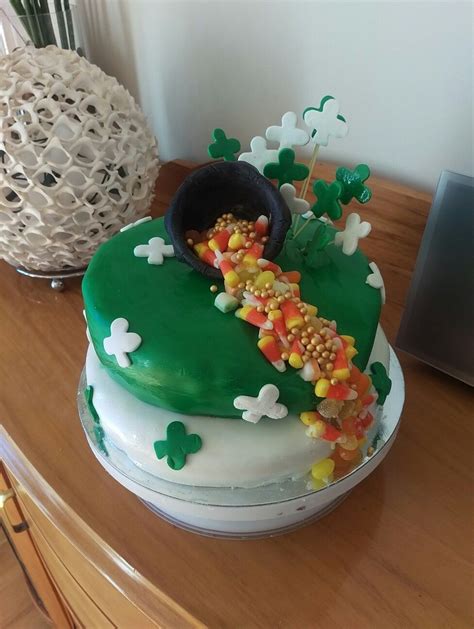 Irish Themed Birthday Cake For Irish Colleague Dairy Free Cake Cake