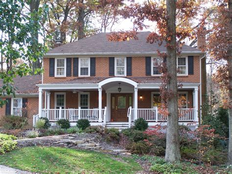 Front Porch Addition Full Porch Addition Traditional Exterior Dc
