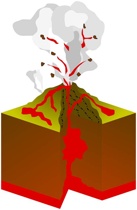 Volcano Png