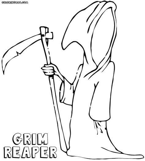 Grim Reaper Coloring Pages Coloring Pages To Download And Print