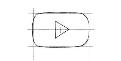Drawing Youtube Logo Draw Youtube Logo How To Draw Yo