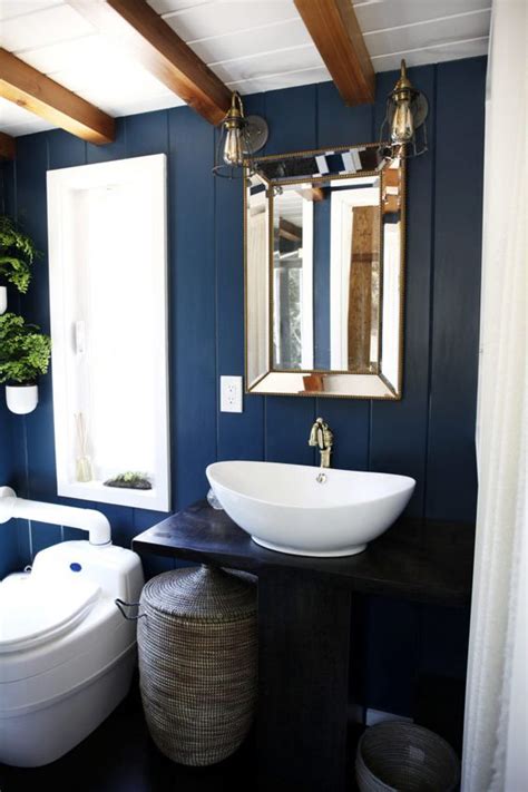 A blue bathroom tile design looks cool, reflects the peaceful tranquility of water and is a natural fit in bathrooms. 97 Cool Blue Bathroom Design Ideas - DigsDigs