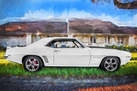 1969 Chevy Camaro Rs Painted Photograph By Rich Franco