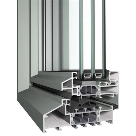 Perfil De Ventana De Aluminio Con Aislamiento T Rmico Ac Stico