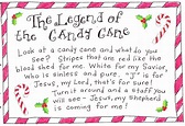 Jesus Candy Cane Poem Printable Free - 17 Best images about The Legend ...