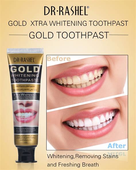 Drrashel Tooth Care Gold Whitening Toothpaste Whitening Removing