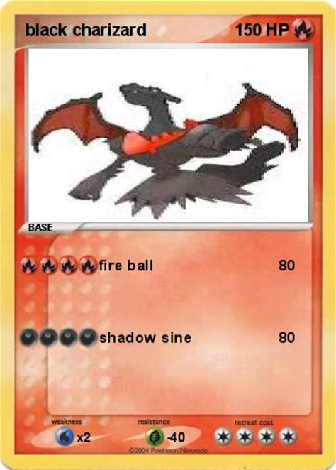 Check spelling or type a new query. Pokémon black charizard 4 4 - fire ball - My Pokemon Card