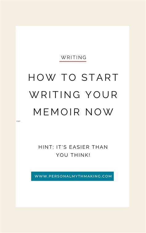 How To Start Writing Your Memoir Memoir Writing Resources Writing