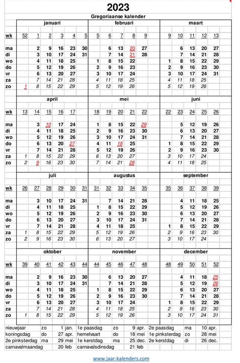 Kalender 2023 Kalender 2022 Met Weeknummers Kalender Met Weeknummers Images