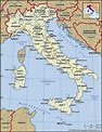 Map of Italy and geographical facts, Where Italy is on the world map ...