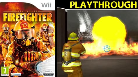 Real Heroes Firefighter Wii Playthrough 1080p Original Console