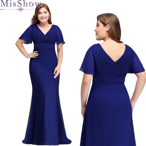 2019 plus size mother of the bride dresses for weddings bat sleeve v neck long chiffon formal