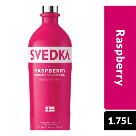 Svedka Raspberry Flavored Vodka 175 L Bottle 70 Proof
