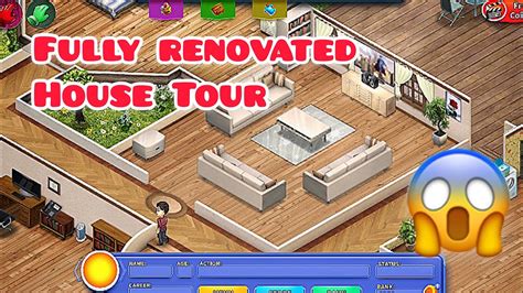 Virtual Families 3 Fully Renovated House Tour Youtube