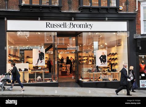 Guildford Surrey Uk Russell And Bromley Shoe Shop In The High Street