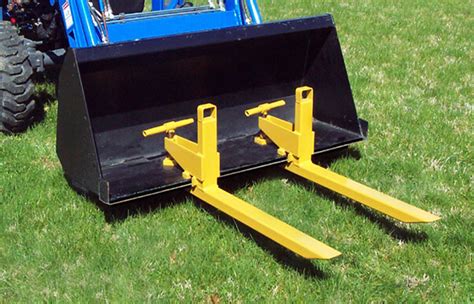 Compact Tractor Forks Clamp On Quick Attach