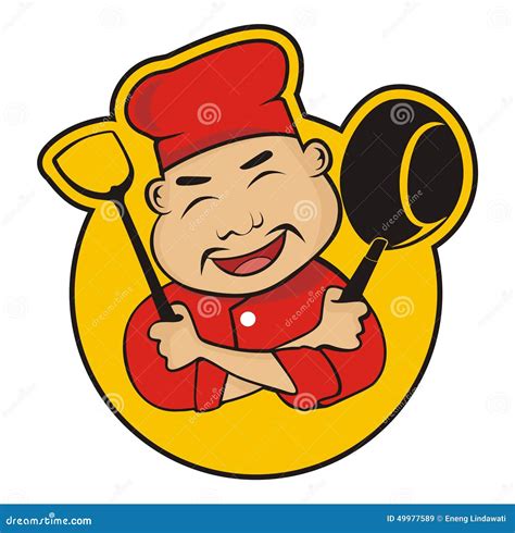 Chef Chinese Stock Illustration Illustration Of Food 49977589