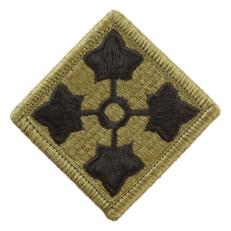 4th Infantry Division Scorpion Ocp Patch With Hook Fastener Flying
