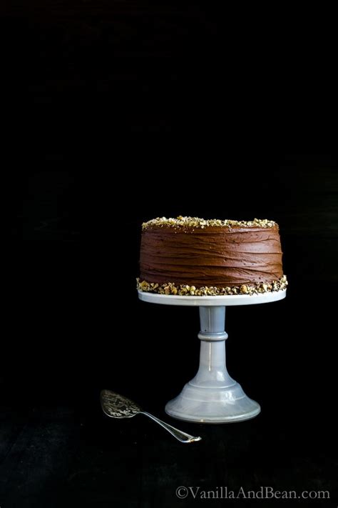 Vegan Chocolate Hazelnut Cake With Whipped Ganache Vanilla And Bean