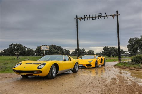 Lamborghini Celebrates 50 Years Of The Miura At A Cattle Ranch In Spain