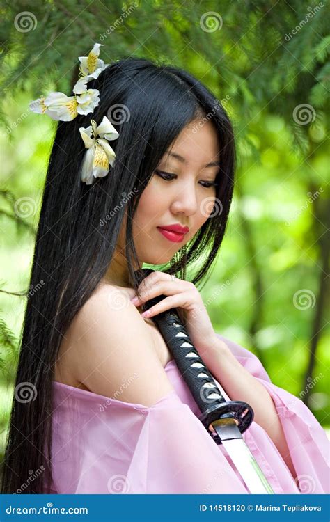 Bella Donna Giapponese Fotografia Stock Immagine Di Giapponese 14518120