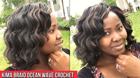Kima Braid Ocean Wave 20 Crochet Bob Youtube