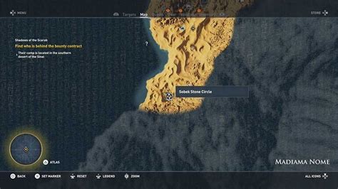 Assassins Creed Origins Hidden Ones Stone Circle Locations Guide