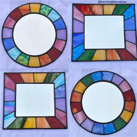 Finished My Rainbow Stained Glass Mirror Series R Rainboweverything