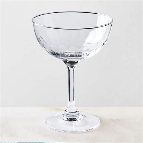 The Vintage List Champagne Saucers Set Of 6 Etched Crystal On Food52