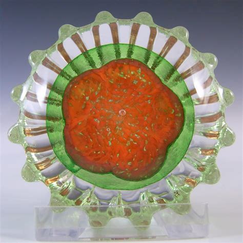Marked Caithness Vintage Glass Florette Flower Paperweight £23 75