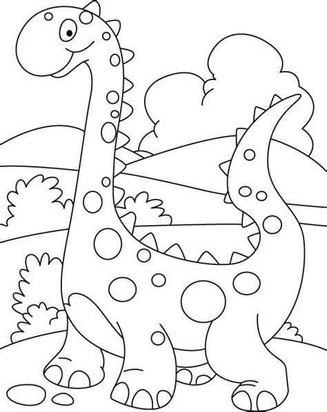 Curious george monkey coloring pages. Walking cute dino coloring printout | Dinosaurs birthday ...