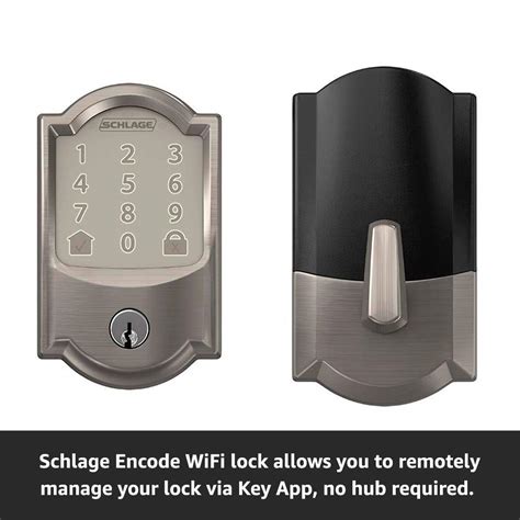 Schlage Encode Smart Wifi Deadbolt Amazon Cloud Cam Key Smart Lock