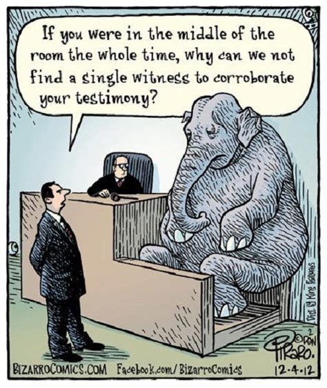 The elephant in the middle of the room, hahaha | Legal humor, Cartoon