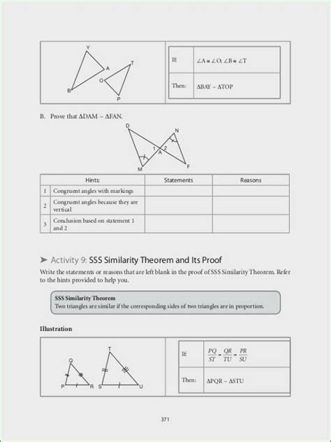 9th Grade Geometry Proofs Worksheet