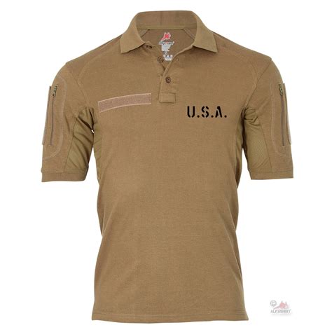 Tactical Poloshirt Alfa Usa United States Of America Dienst Polo