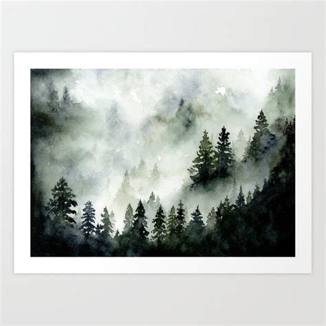 Forest Drawing Forest Painting Art Painting Watercolor Landscape