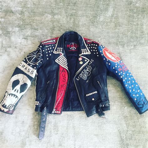 Awesome Vintage Punk Leather Retro Outfits Fashion Battle Jacket